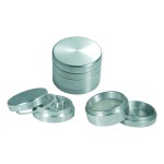 Grinder Aluminium Silver 